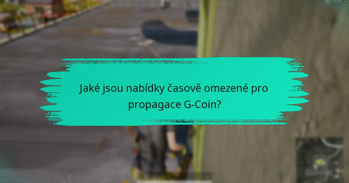 Jak mohou uživatelé získat bonusové odměny s propagacemi G-Coin?