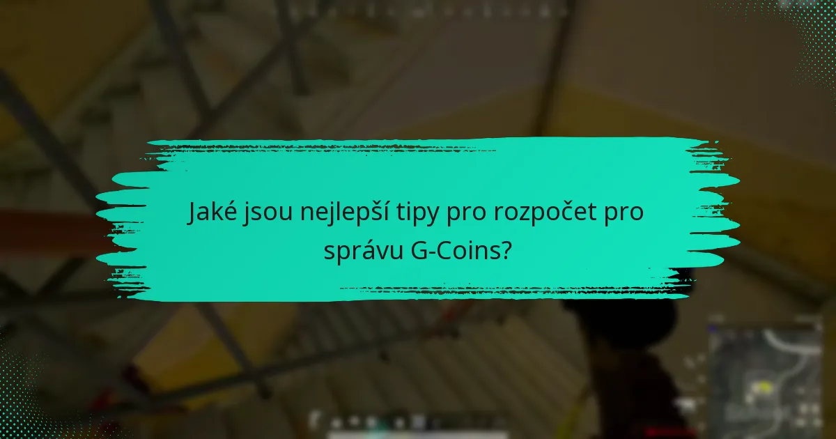 Jaké nástroje mohou pomoci s řízením G-Coins?